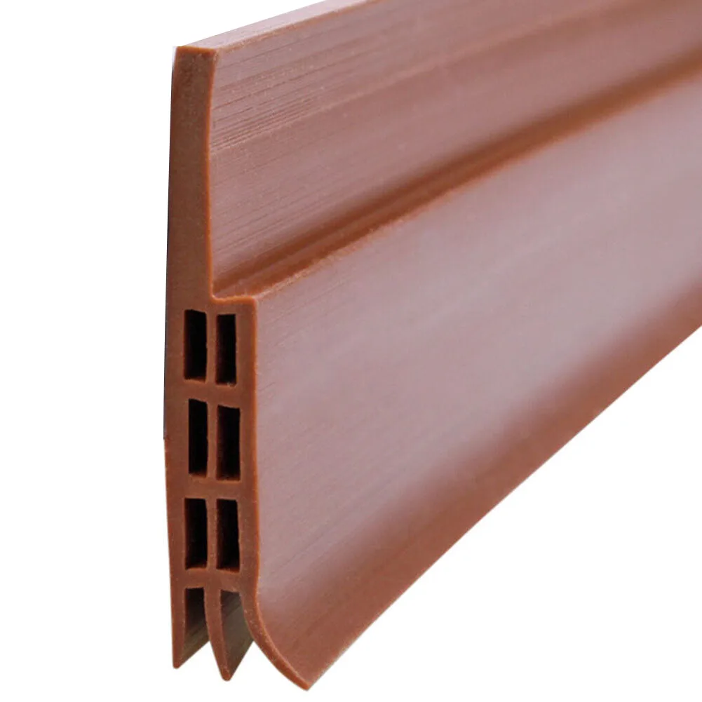 

Silicone Weather Stripping Under Door Draft Stopper Window Seal Strip Noise Stopper Insulator Door Sweep Prevent Hardware