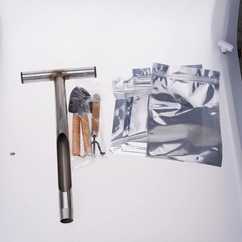 Зонд для отбора проб почвы 12-дюймовая трубчатая Т-образная ручка из нержавеющей