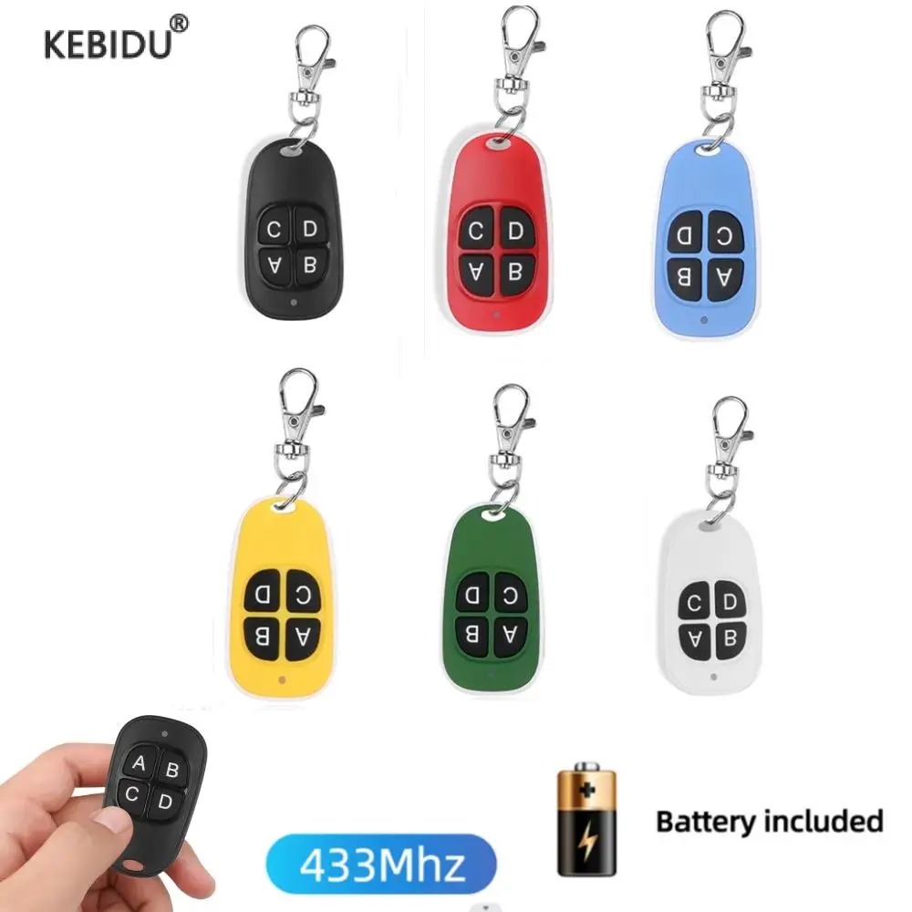 

433MHz Garage Door Remote Control 4CH Copy Universal Wireless Transmitter Switch Cloning electric gate Controller Duplicator Key
