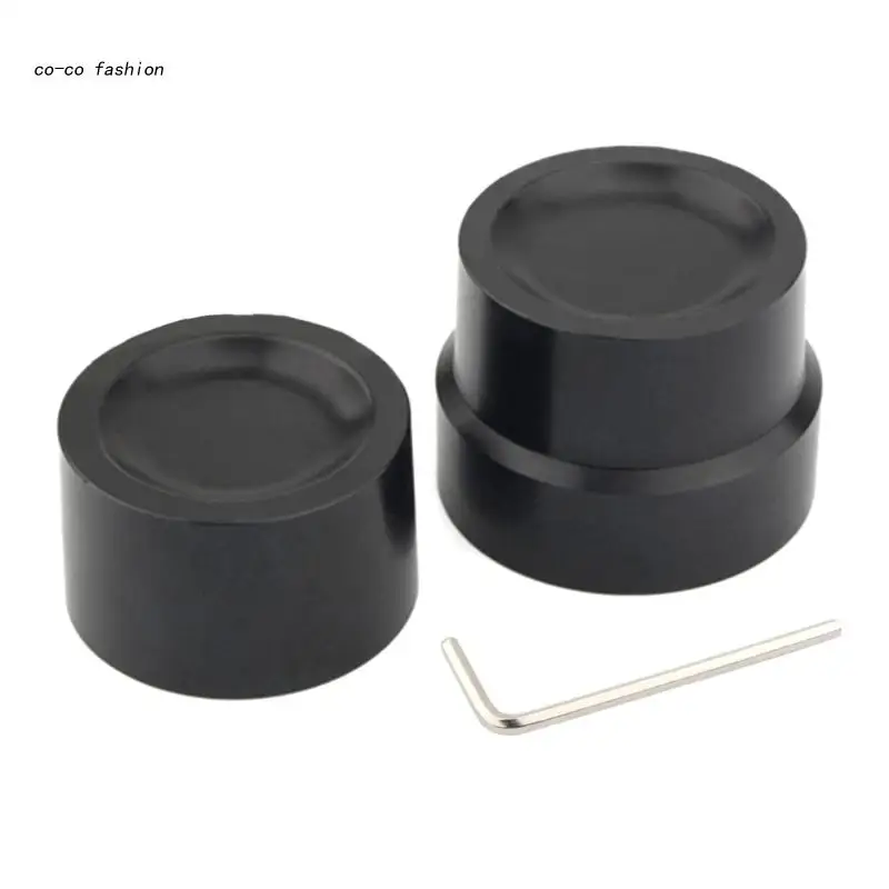 

517B 2pcs Front Nut Covers Caps Compatible for Sportster 883 1200 Street 500 750 Aluminium Alloy Motorcycle-Accessories
