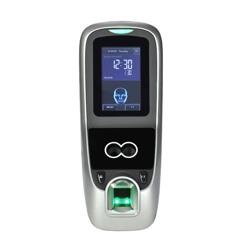

Управление доступом к двери с TCP/IP и USB-связью ZK Multibio700/Iface7, система контроля доступа к лицу с считывателем отпечатков пальцев
