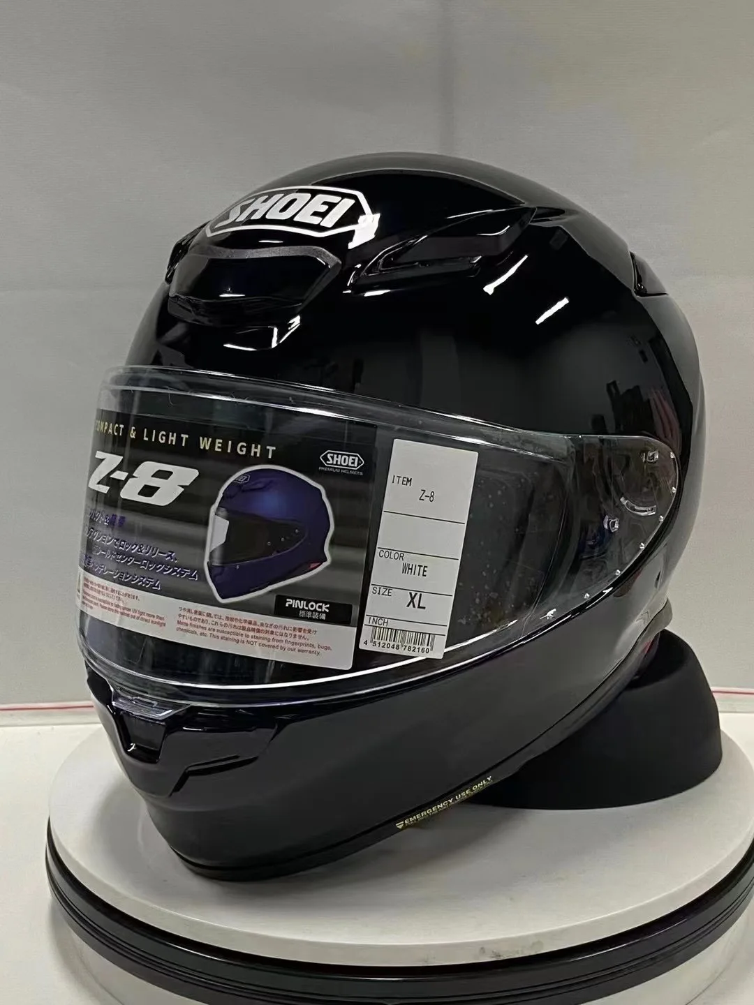 Полнолицевой мотоциклетный шлем Shoei Z8 Z-8 NXR2 глянцевый черный мотоциклетный шлем для мотокросса Casco De Motocicleta (art.: 3920ca316a9b8) - 3920ca316a9b8
