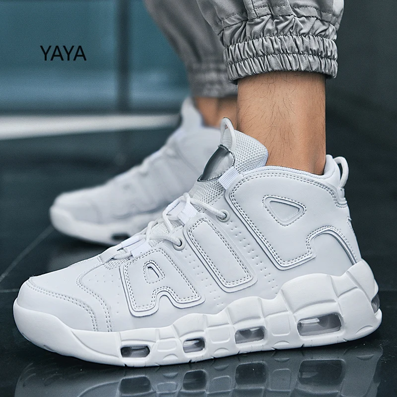 2023 new Mens Popular Black Sneakers Women Basketball Shoes Mens Fitness Sport Leather Sport Footwear Air Cushion running Shoe