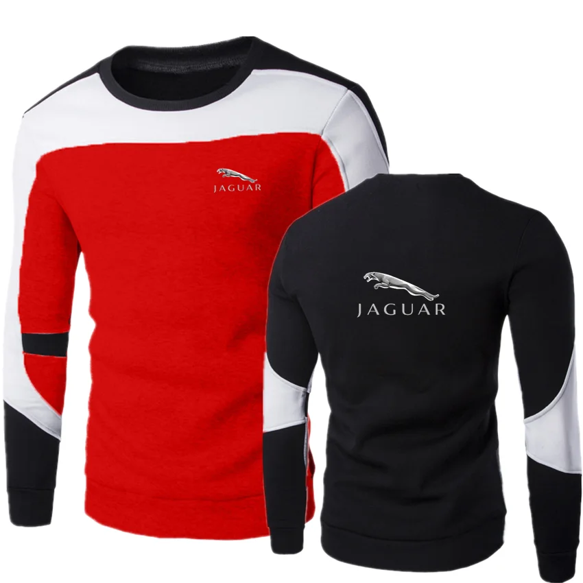 

Весна-Осень 2022, мужская флисовая толстовка с принтом в виде Ягуара, мужской теплый Повседневный пуловер, Мужская зимняя Удлиненная рубашка, ...