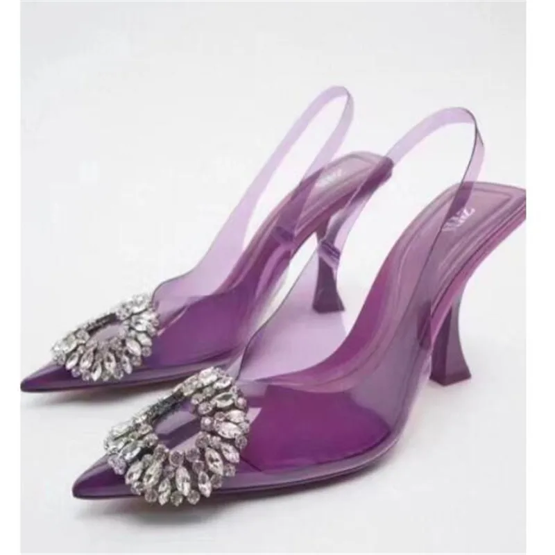 

Туфли-лодочки женские на высоком каблуке, с ремешком на пятке