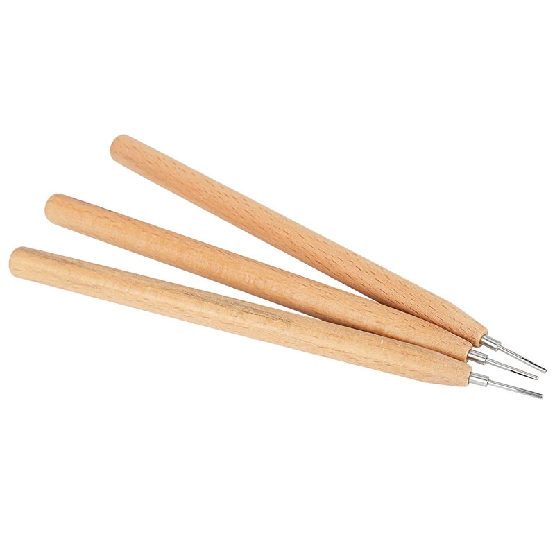 3 шт. инструмент для рассеивания бумаги ручка сделай сам с деревянной ручкой