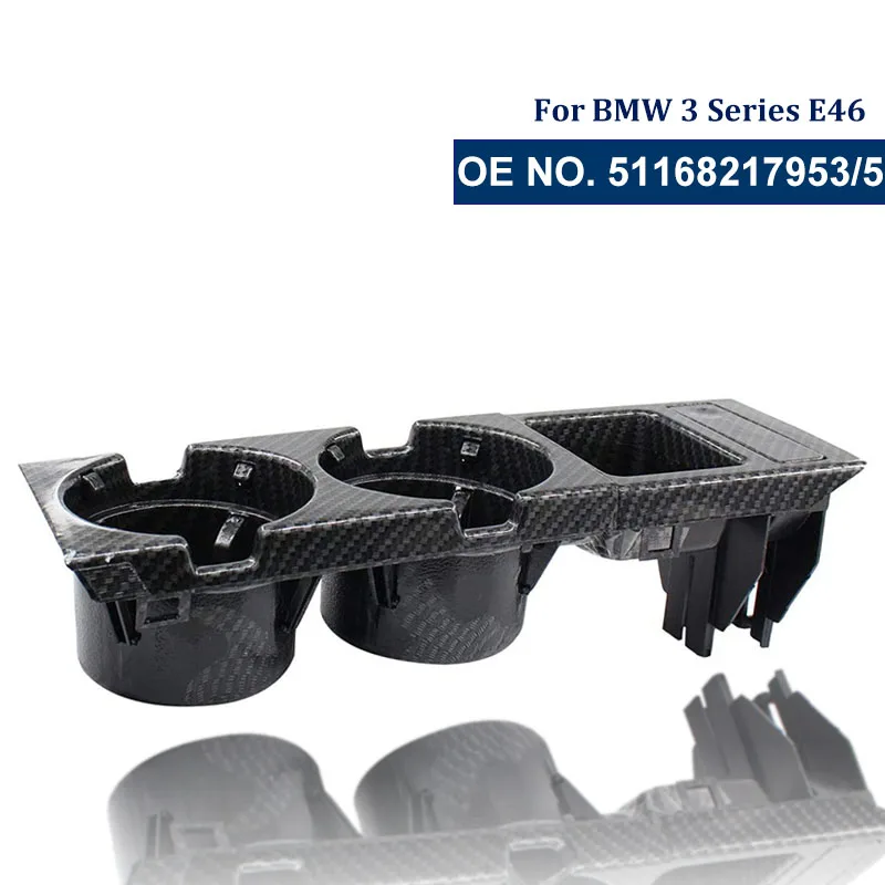 

51168217953/5 Car Center Console Water Cup Holder Beverage Bottle Holder Coin Tray For Bmw 3 Series E46 323i 318I 320I 1998-2006