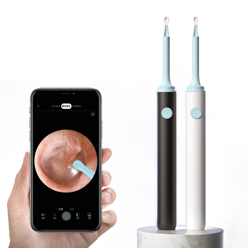 

5MP Wireless Smart Mini Camera WiFi Visual Ear Wax Cleaner Spoon Endoscope Otoscope Earwax Removal Tool for Android and iPhone