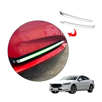abs chrome silver imitate carbon car interior decoration front foglight cover fog lamp eyebrow trims for mazda 6 atenza 2020