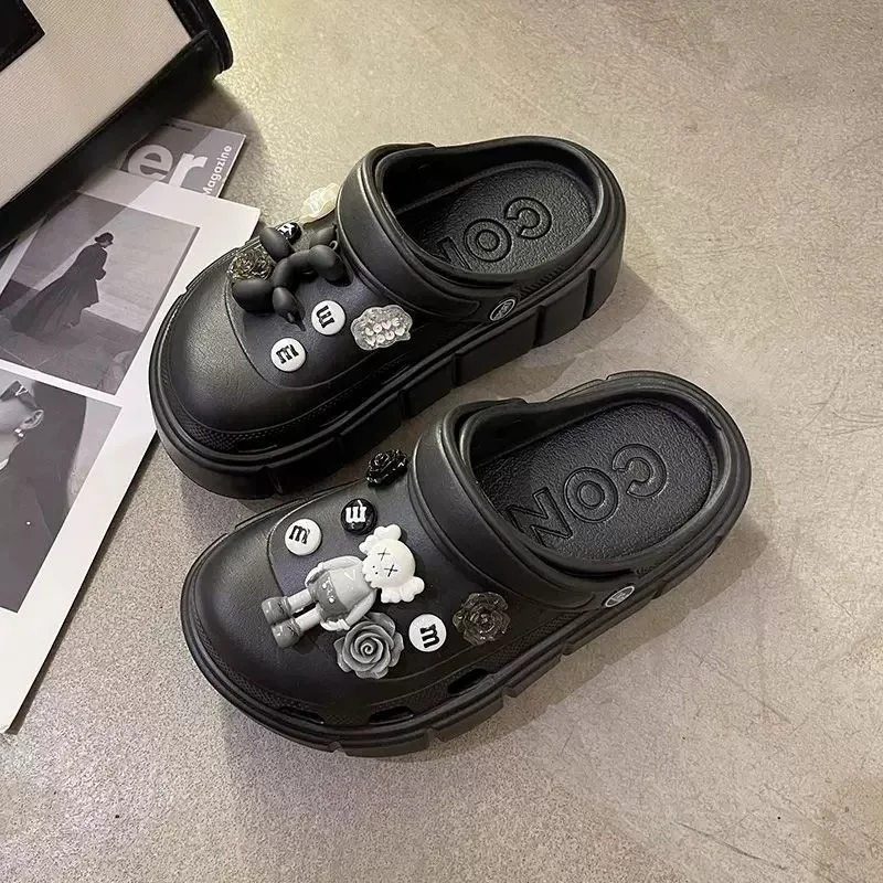 Slippers Women Clogs for Children Plus Fashion Cloud Slippers Cute Non-Slip Design EVA Beach Waterproof Sandals Women 2023 LX008