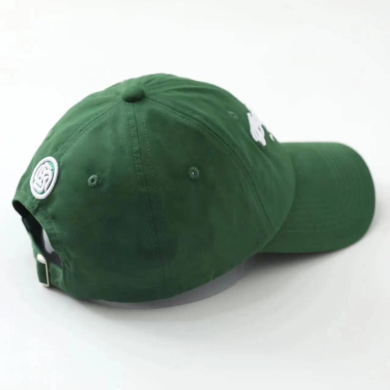 Korean brand badblood logo embroidered letters baseball cap cap cap cap cap for men and women green
