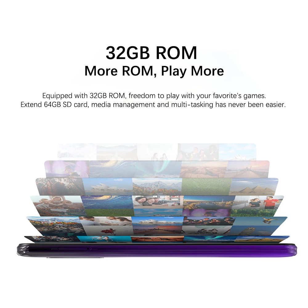 FIGI Note 11 Android 10 Cellphones MT6737 Quad Core Mobile Phone 6.52 Inch HD 3GB+32GB Smartphones 5200mAh 13MP Triple Cameras