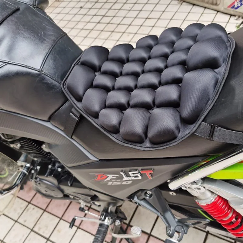 

Universal NEW Motorcycle 3D Comfort Gel Seat Cushion MotorbikeAir Cover Shock Absorption Decompression