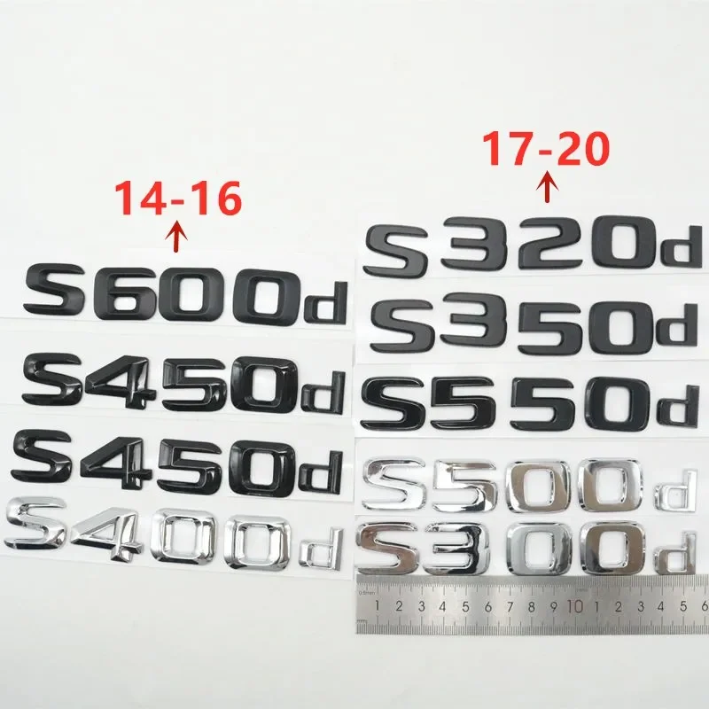 

Для S Class 2014-2020 S300d S320d S350d S400d S420d S450d S500d S550d S600d эмблема значок багажника задние наклейки