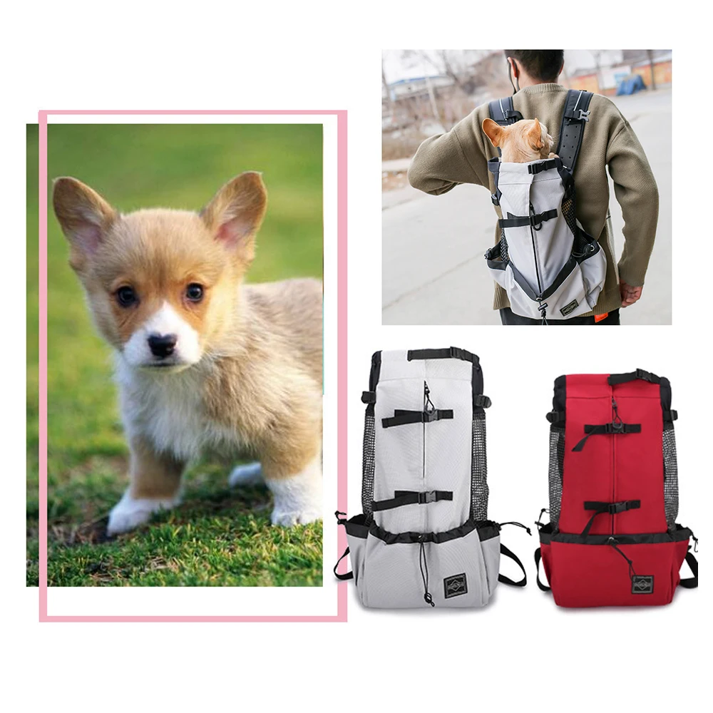 

Переноска для собак, переносной рюкзак для путешествий, дышащая уличная сумка для собак, переноска для животных с двойным плечом, переноска для домашних животных