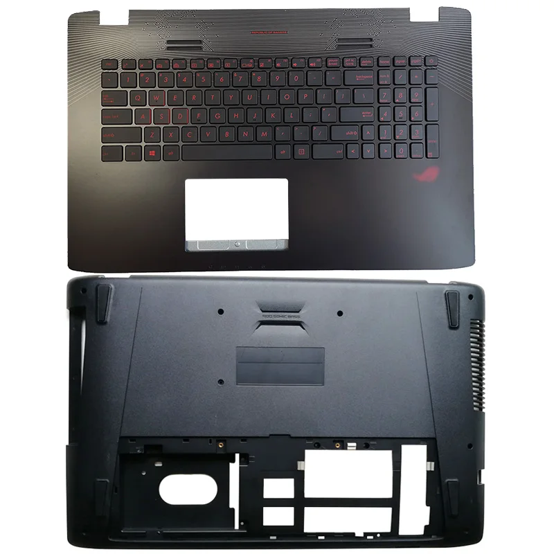 

NEW For ASUS ROG GL752 GL752V GL752VL GL752VW GL752VWM Laptop Palmrest Upper Case Backlit keyboard/Bottom Case 13NB0941AP0901