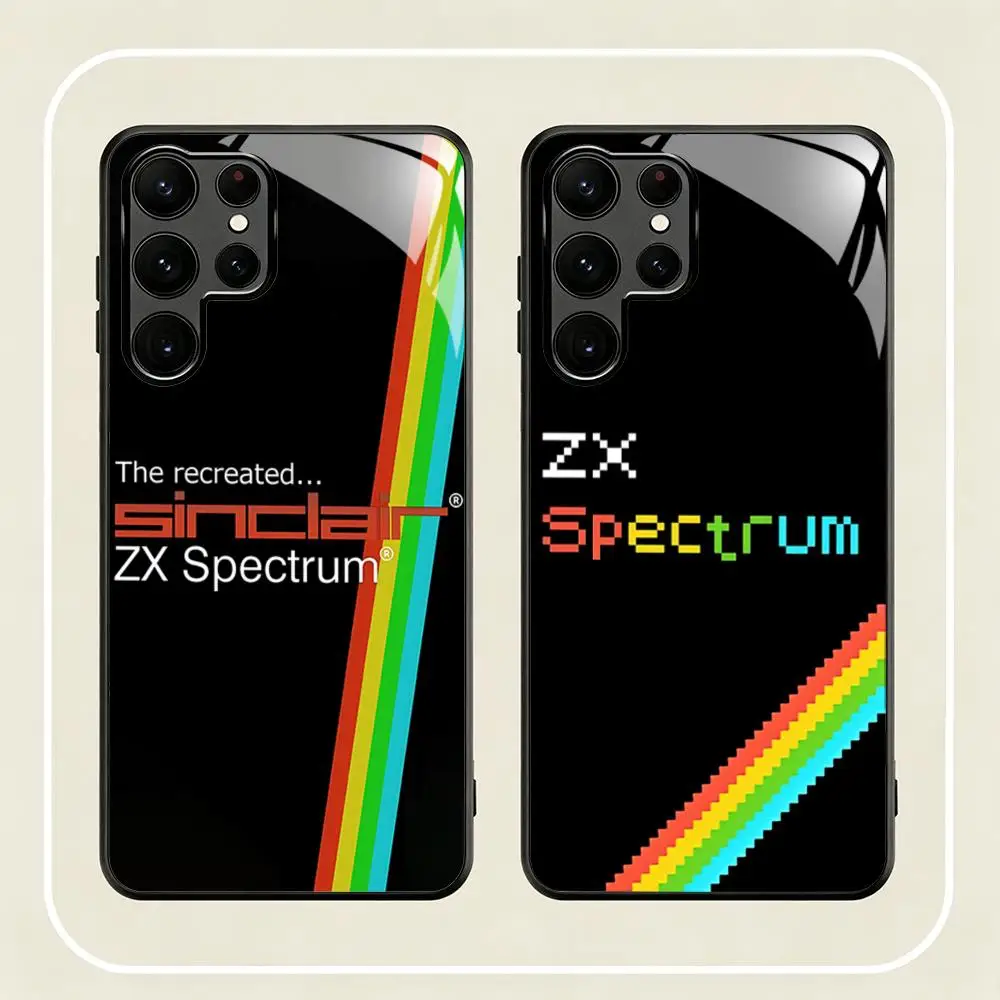 Фото Роскошный чехол S-Sinclair ZX Spectrum для Samsung S26 S25 S24 S23 S22 S21 S20 Plus Ultra Note20, стеклянный магнитный чехол №3