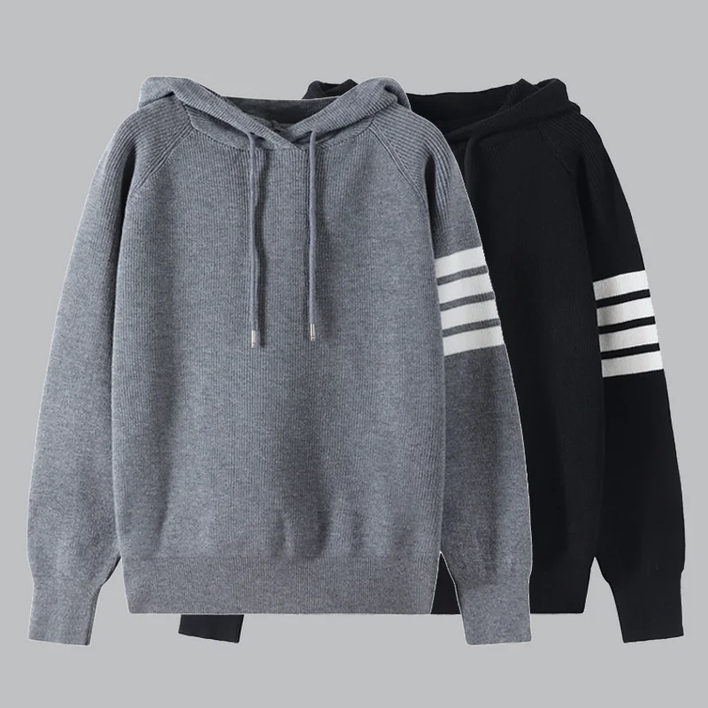 

Y2k Sweater Clothes Hooded Sweaters Women Korean Fashion Pullover 2023 Long Sleeve New Knit Fall Winter Kawaii Grunge Fairy Tops
