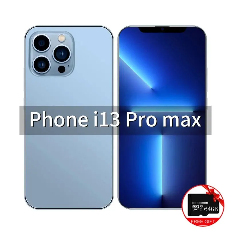 

I13 Pro Max 6.7 Inch Smartphone Full Screen 16GB+512GB 4G 5G Celular 10 Core Mobilephone Global Version Celulares New Cellphone