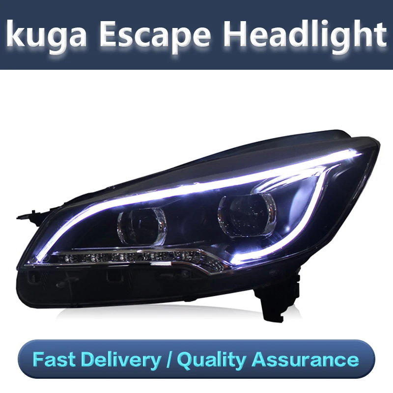 Передсветильник светодиодная фара в сборе для Ford Escape Kuga 2014-2016 лет