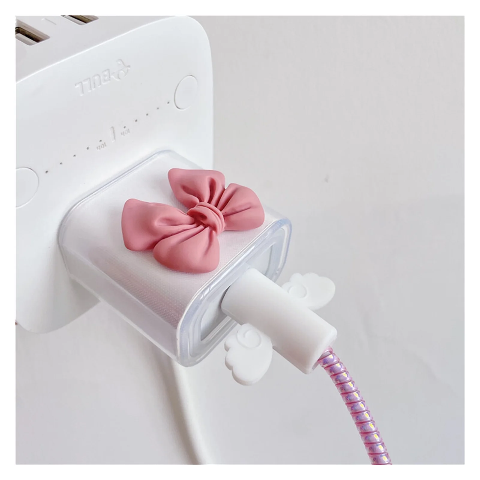 

New Cute Cable Bite Protection Cable Organizer Wire Winder Protector Saver For Iphone Charging Cable Plug Data Line Protective