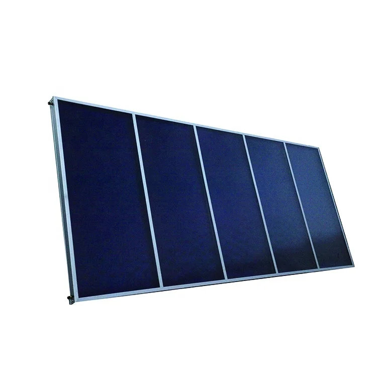 

0.4mm thickness Black coating 80.1% flat plate solar collector for solar water heater