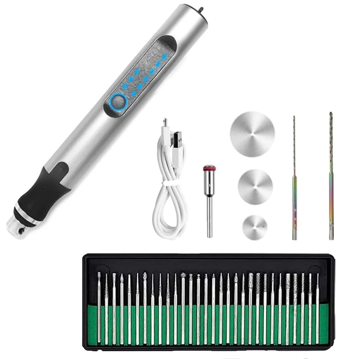 

Электрическая гравировальная ручка, набор инструментов для гравировки, USB перезаряжаемая гравировальная ручка для резьбы по стеклу, дереву, металлу, камню, пластику