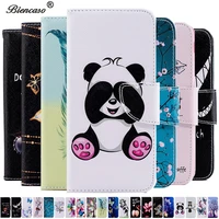 butterfly owl pu leather wallet flip case for samsung galaxy s8 s9 s10e s10 plus s20 ultra a22 a32 4g 5g a52 a72 a82 5g cover