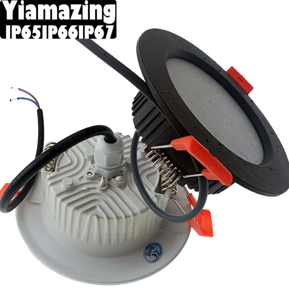 220 В IP65 IP66 IP67 Наружный водонепроницаемый светодиодный потолочный светильник с