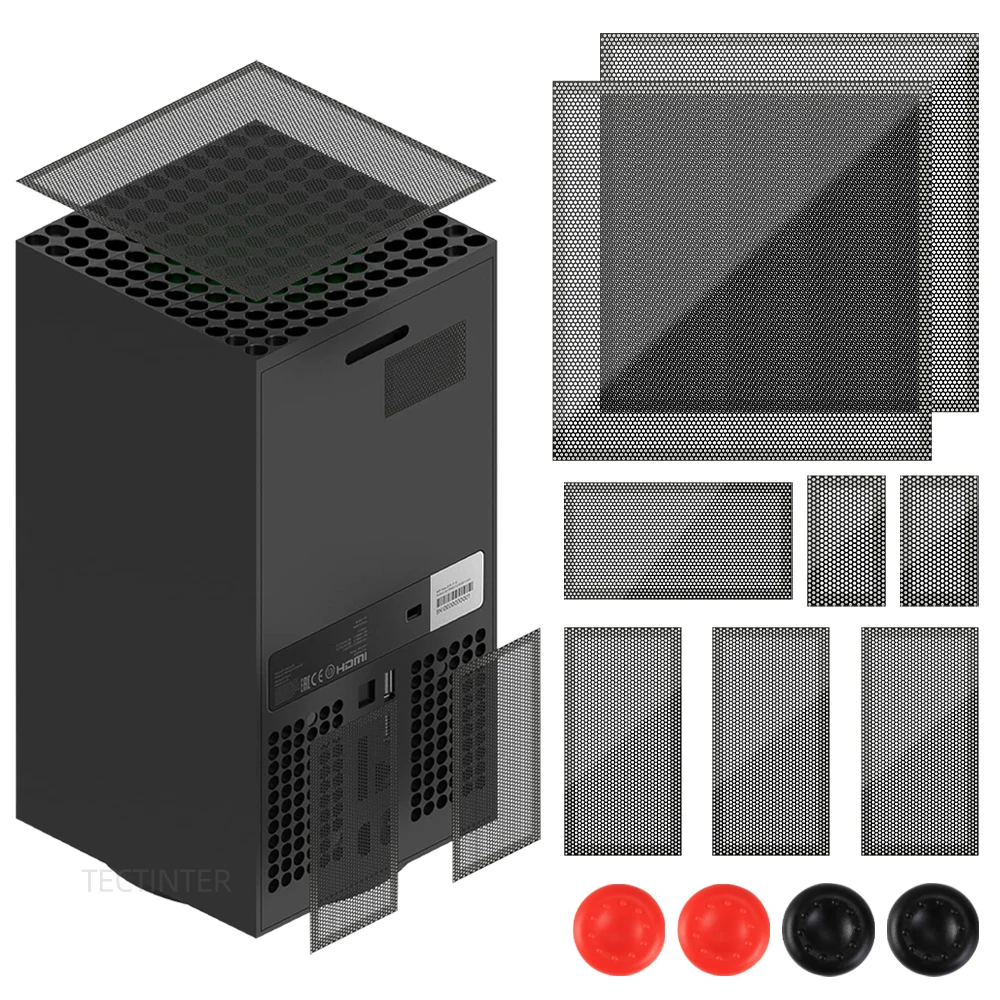 

Dust Filter Cover Compatible with Xbox Series X Gaming Console Cooling Fan Filter Dustproof Cover Accessories for Xbox Series X