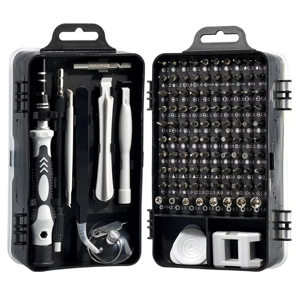 

115 in 1 Multifunction Screwdriver Set Watch Phone Computer Disassemble Repair Tool Bits Screw Driver Mini Tool Case for Repair