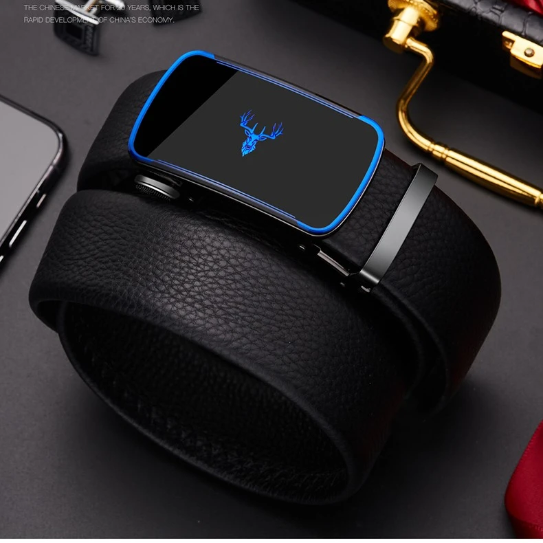 Ремень Dante с автоматической пряжкой для мужчин и женщин трендовый Длинный