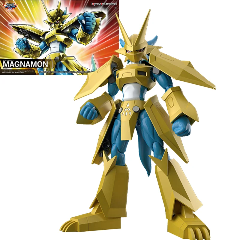 

Bandai Genuine Figure Rise Digimon Adventure 02 Magnamon Frs Series Assemble Model Collection Anime Action Figure Toys Gifts