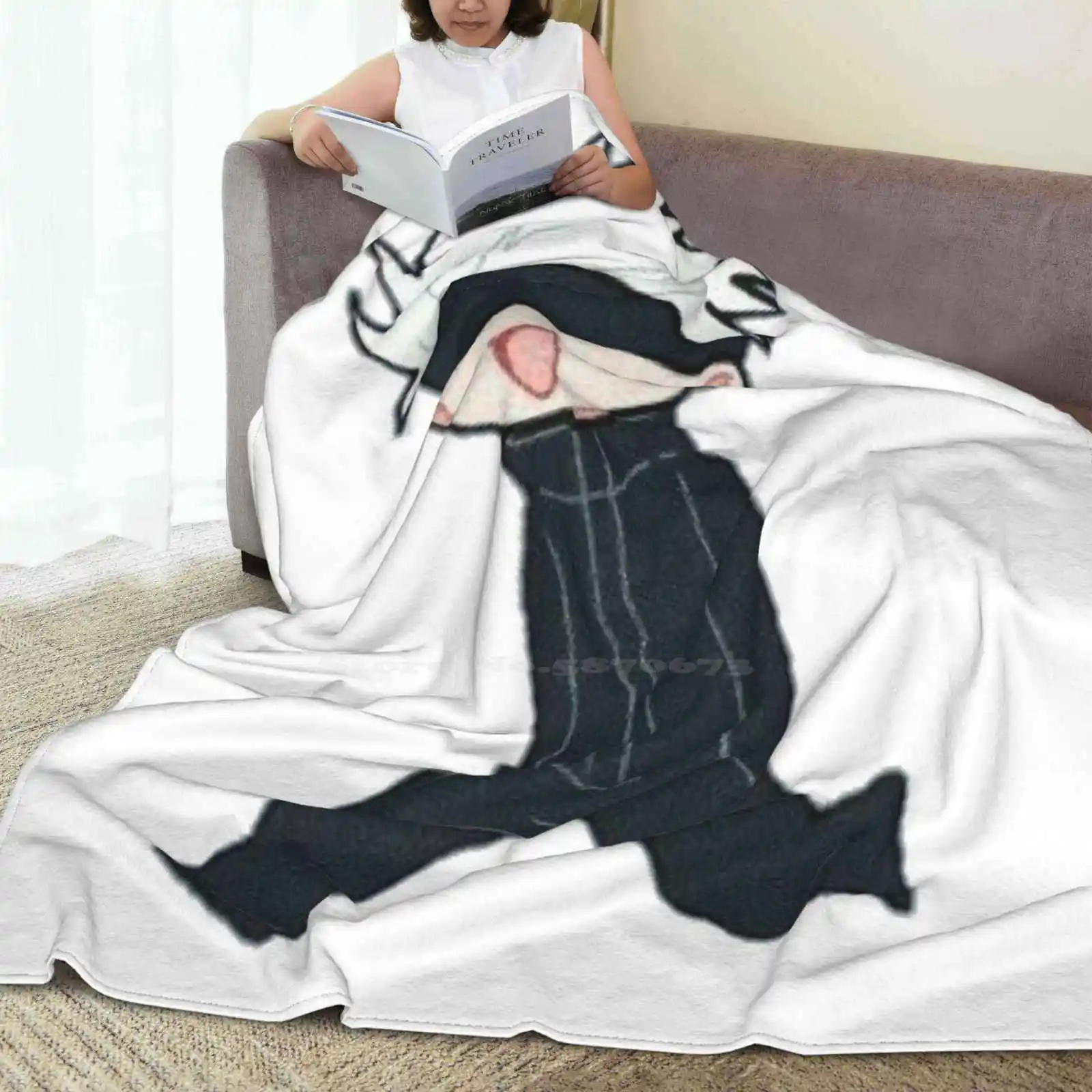 Новинка распродажа Фланелевое мягкое одеяло Chibi Gojo с принтом на заказ милый Cute Jjk