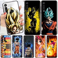 Goku The Dragon Ball For Motorola Moto G60 G60S G50 G40 G10 E7i E6S Power Edge E20 2021 Pro Black Phone Case