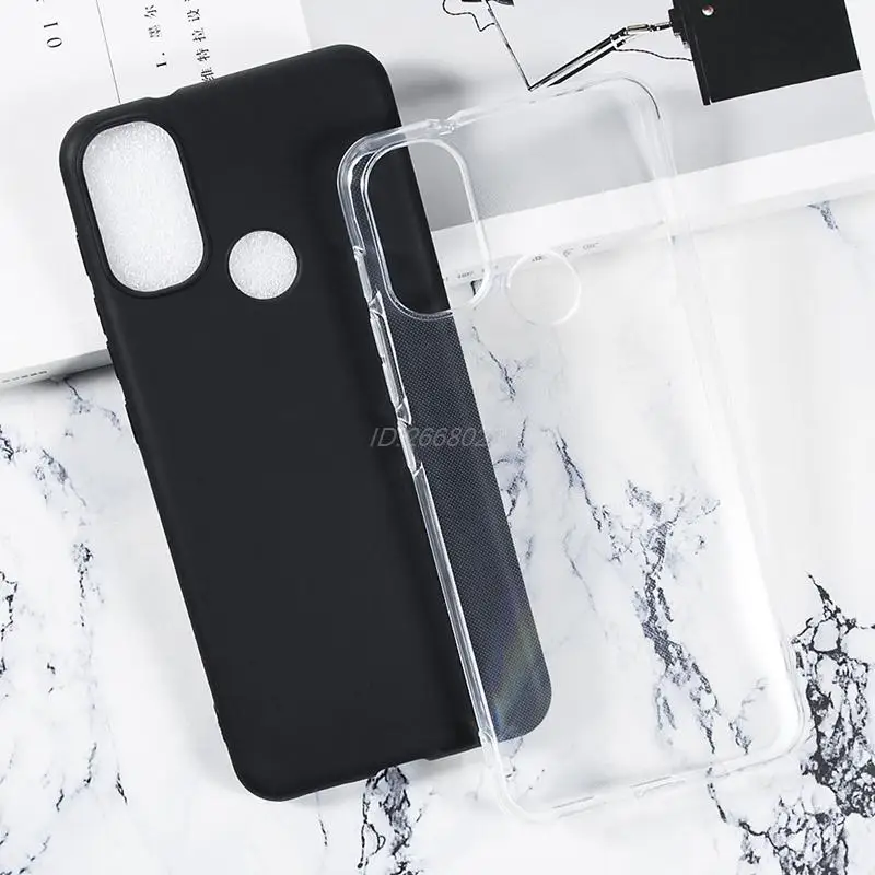 

on чехол Lenovo K14 Plus Cover Anti-knock Transparent Phone Case For Capa Lenovo K14 Plus Silicon Caso Soft Black TPU Phone Case