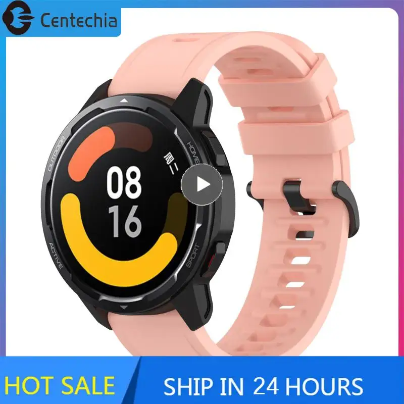 

Soft 22mm Silicone Strap Watch Band Mart Watch Wristband For Watch S1 Active Watchband Replacement Strap