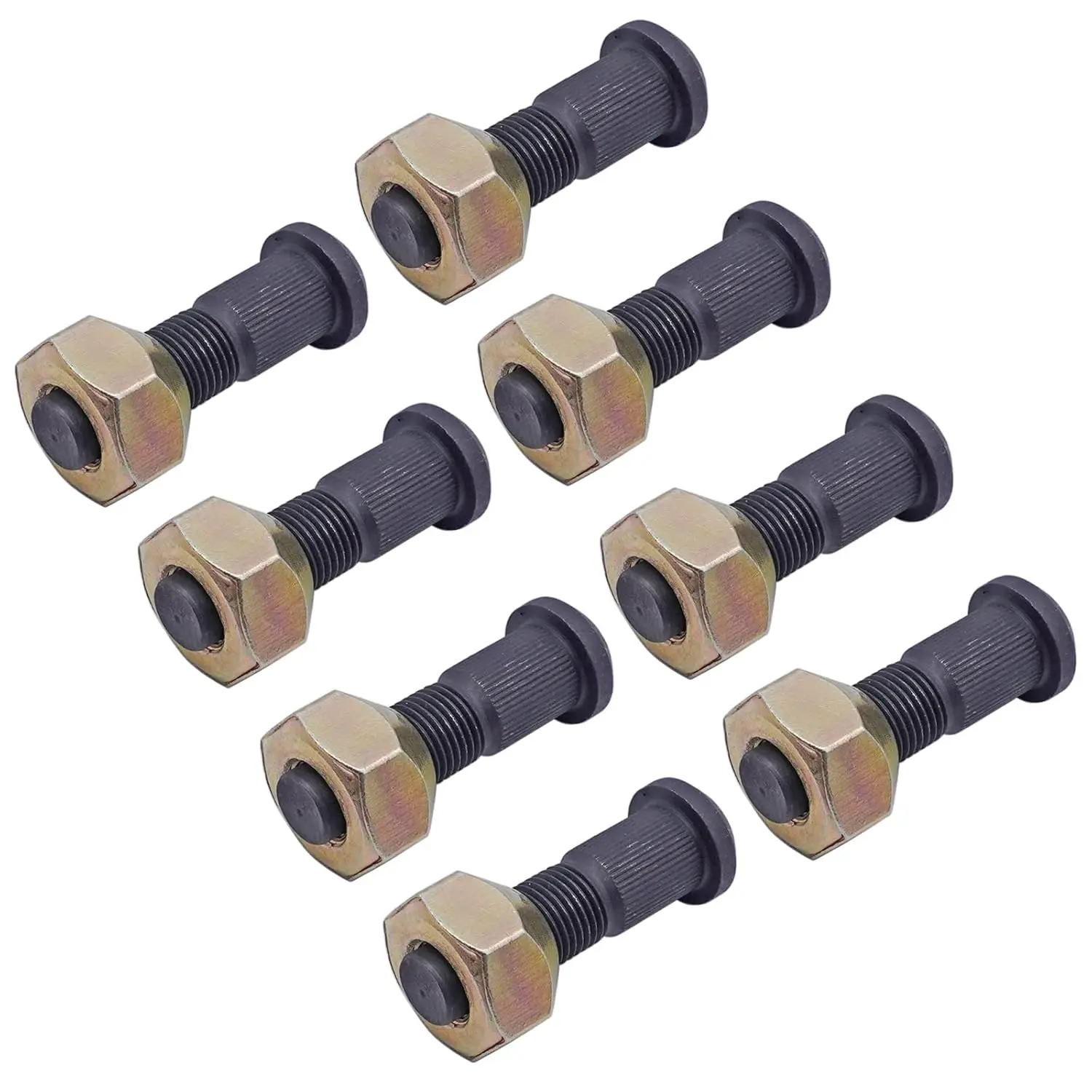 

8шт 6709170 6564669 Комплект колесных болтов и гаек, комплект наконечников и шпилек, совместимый с Bobcat 643 S76 S770 S570 S130 632 642 742 751 753