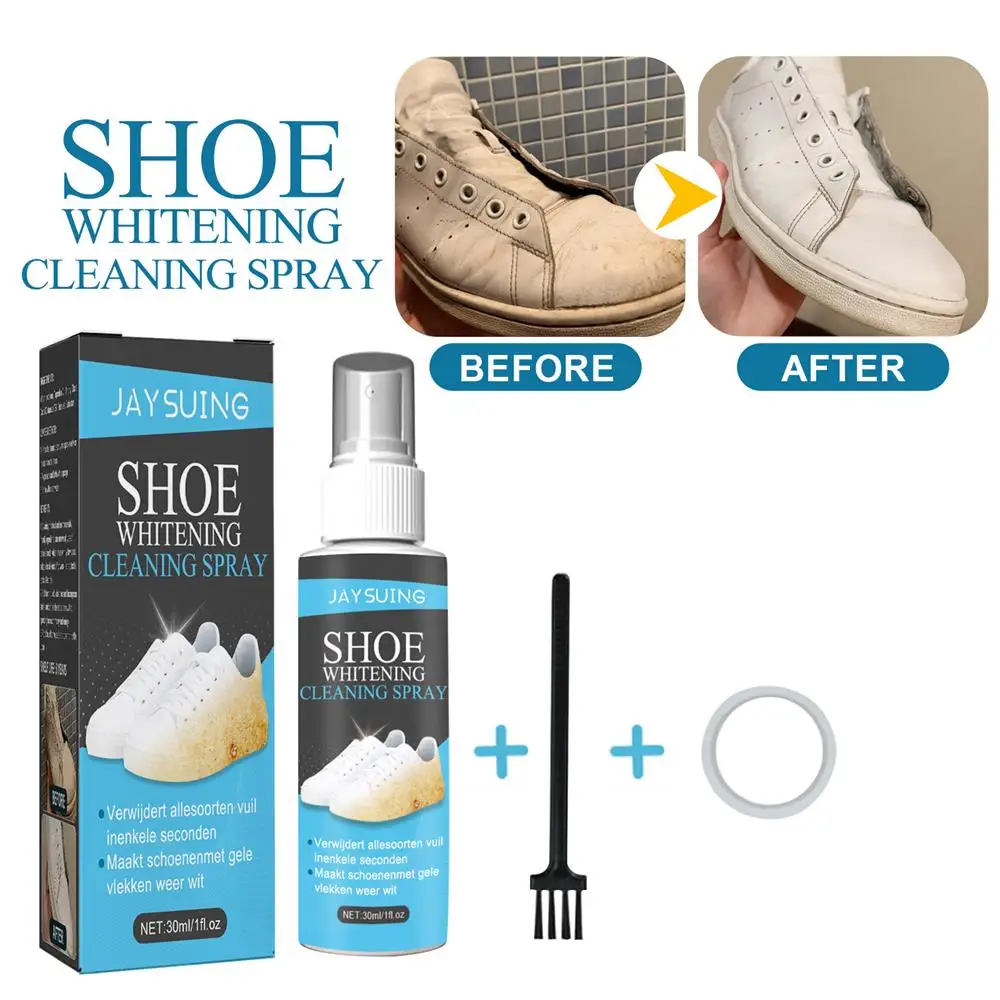 

White Shoes Cleaning Gel Clean Whitening Polish Shoe Stain Foam Deoxidizer Sneaker Remove Yellow Edge Oxidizing Spray Cleaning