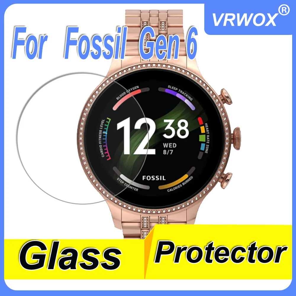 

1/3/5 шт. закаленное стекло для Fossil Women's Gen 6 42 мм FTW6077 FTW6078 FTW6080 защита для экрана часов от царапин