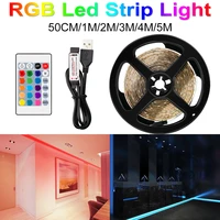 rgb led lights 5v led strip light flexible ribbon led lamp tape tv back light usb neon lamp 50cm1m2m3m diode tape for party