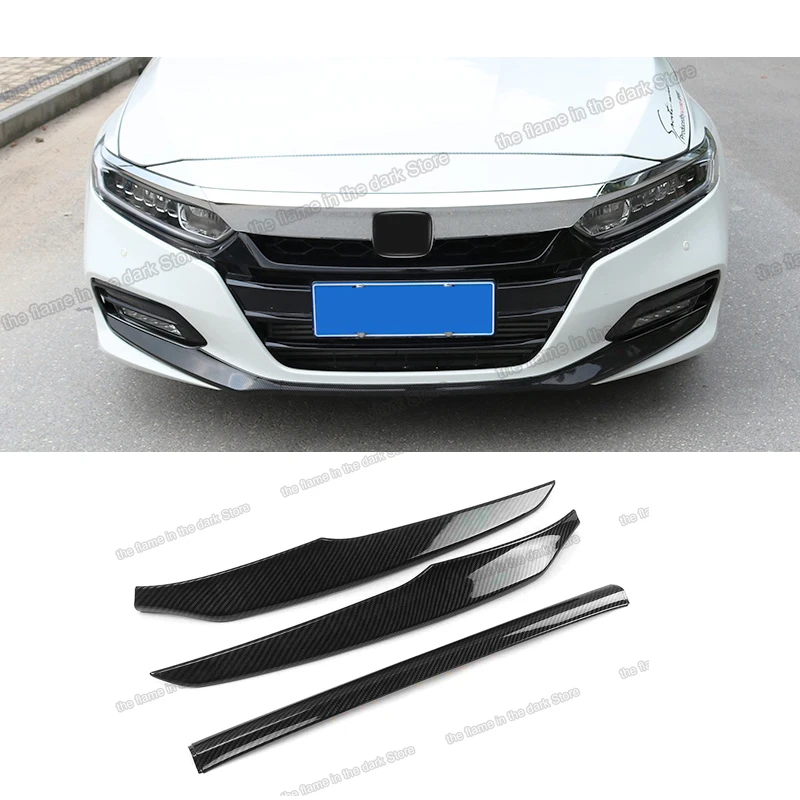 

Передний бампер из углеродного волокна, Защитная панель для Honda Accord 10, 2018, 2019, 2020, 2021, аксессуары 2022 sport 2023