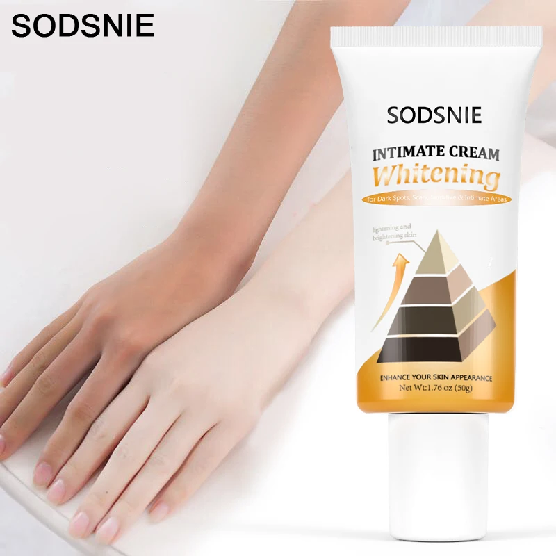 

Body Whitening Cream Niacinamide Remove Pigmentation Improve Underarm Private Parts Ankles Elbows Knees Dull Body Care 50G