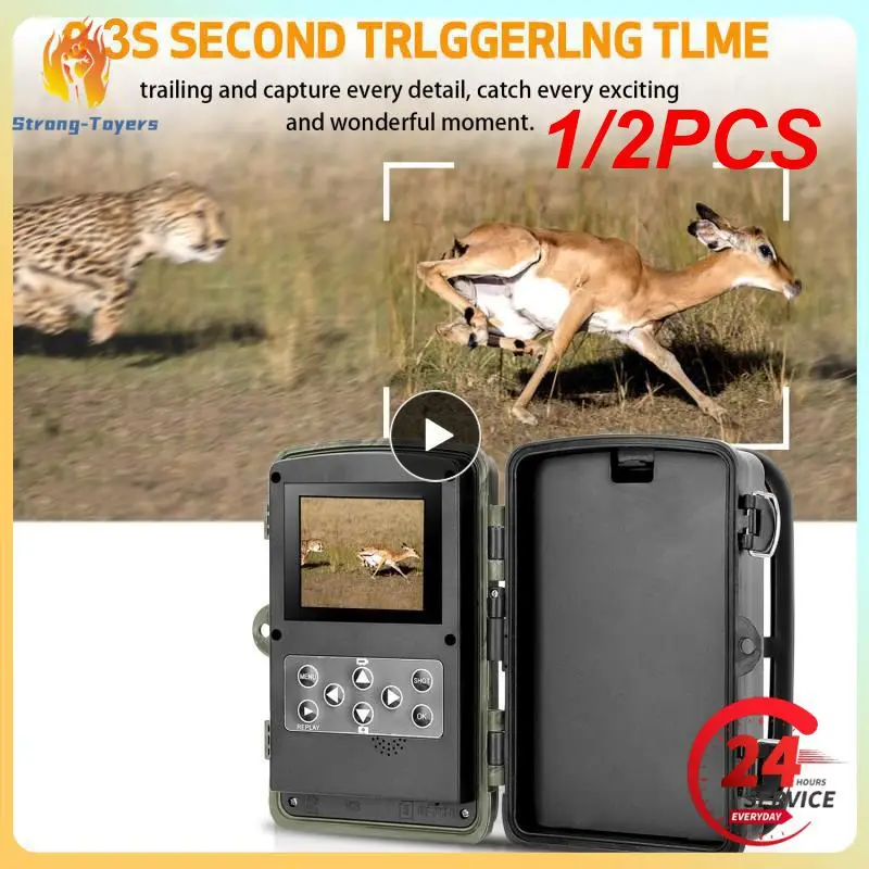 

Камера видеонаблюдения HC802A для дикой природы, 1080P, 1/2 шт.