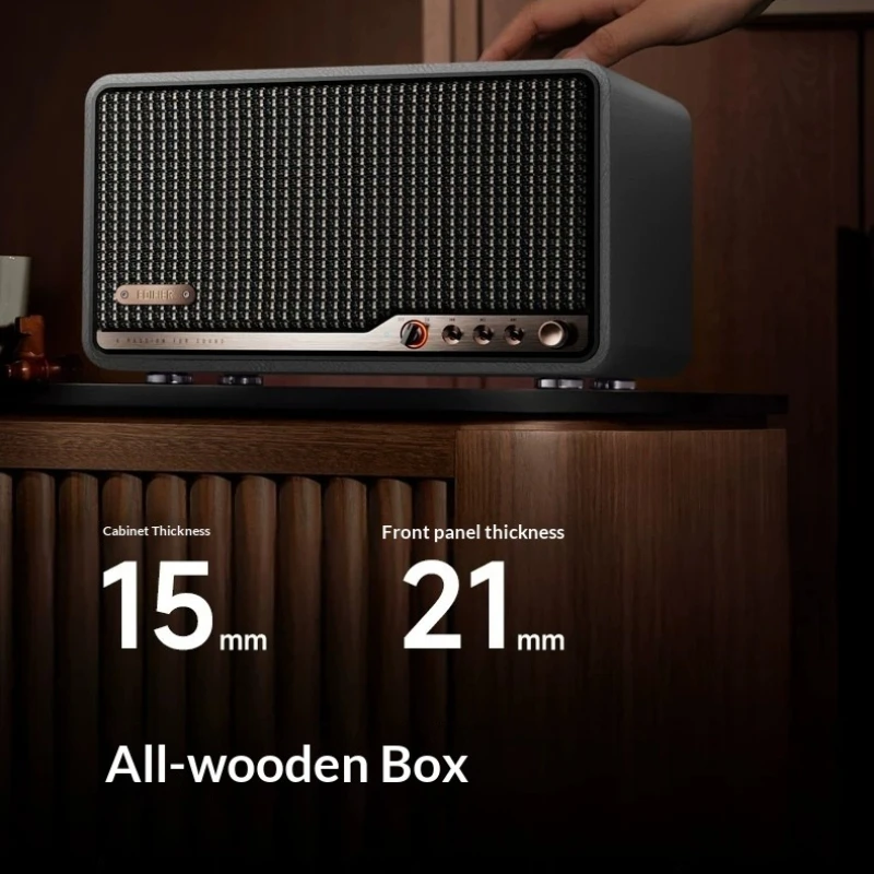 Фото Новая лимитированная серия Edifier S300 к 30-летию: беспроводная Bluetooth-колонка с Bluetooth 5.4, HI-FI, высококачественная настольная акустика, подарок. №2