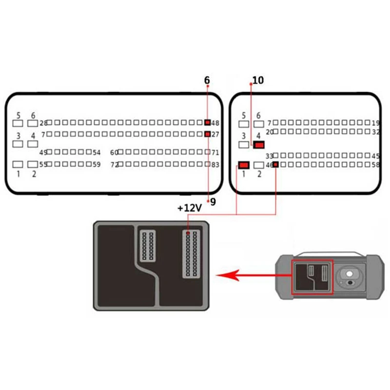 Адаптер для смартфона GIII X431 MCU3 зеленое программирование ключа защита от кражи ECU