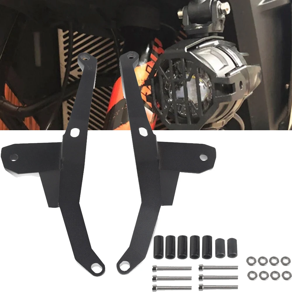 

For 1090 Adventure 1290 Super Adventure R S 2015 2016 2017 2018 2019 2020 Spotlight Bracket Holder Spot Light Bracket Bumper