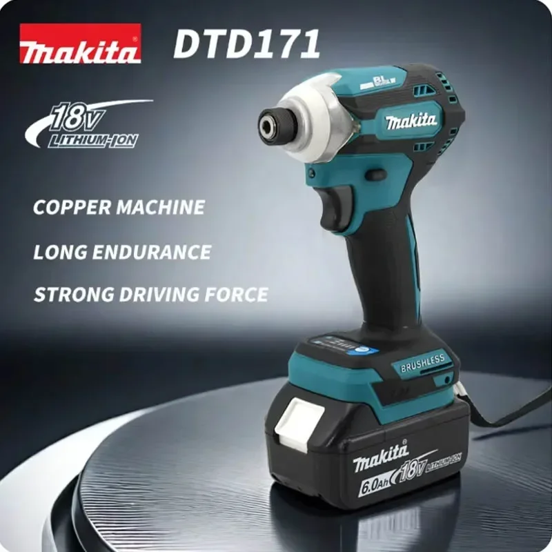 Бесщеточная электрическая дрель Makita DTD171 18 В