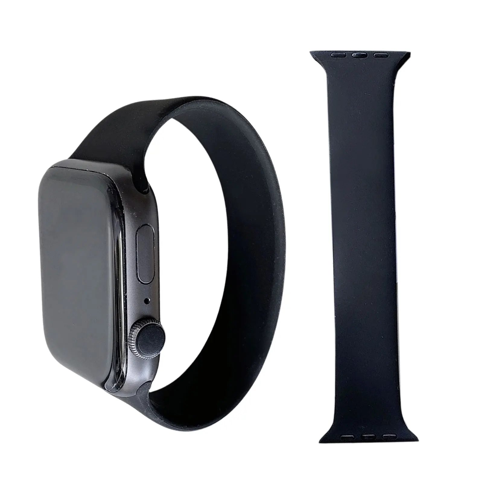 

Тонкий ремешок для часов Apple Watch SE 6/5/4/3/2/1 38 мм 40 мм 41 мм, силиконовый браслет, ремешок для наручных часов 42 мм 44 мм 45 мм