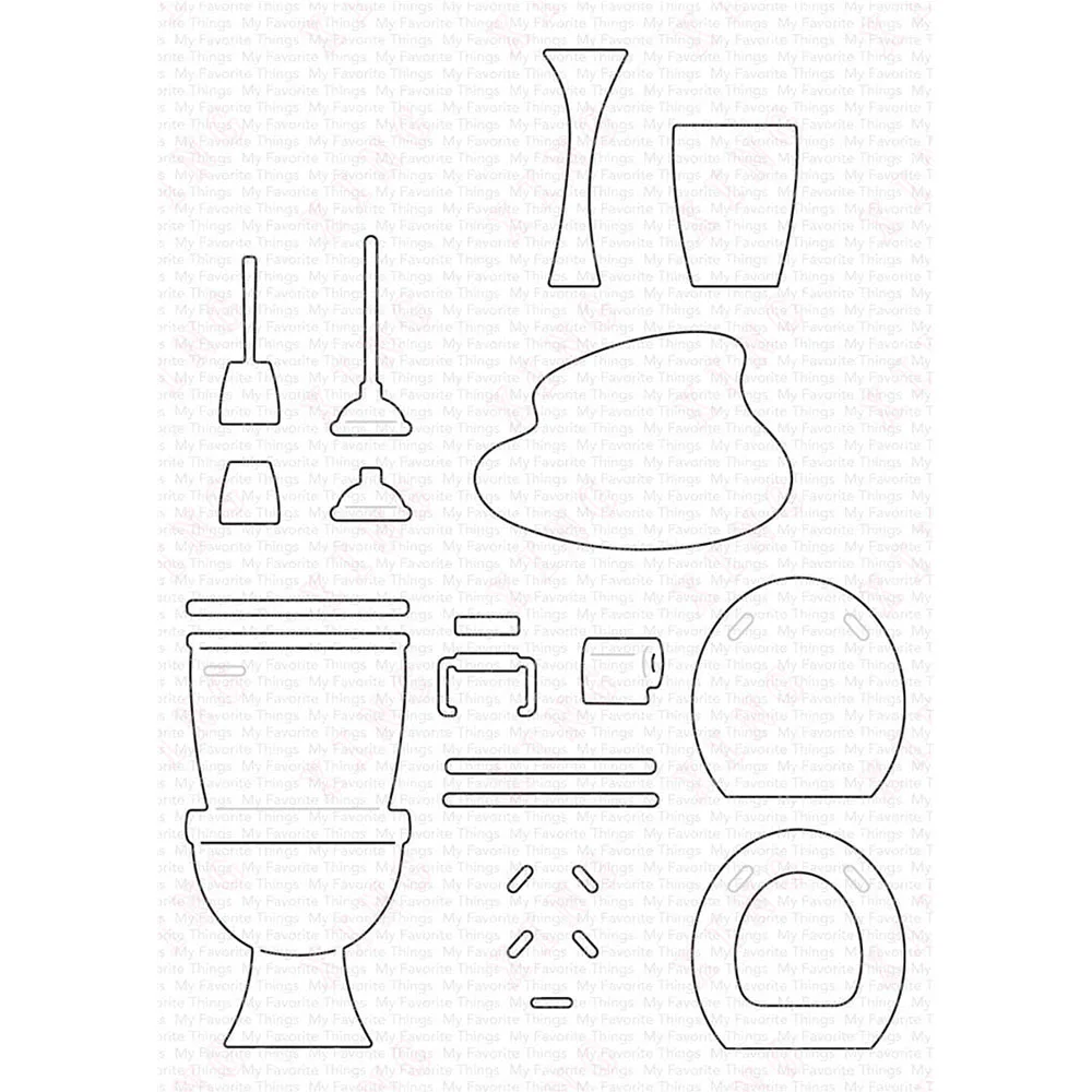 

New Arrival Diy Craft Album Card Bathroom Essentials Die-namics Metal Cutting Dies Scrapbook Diary Decoration Embossing Stencils